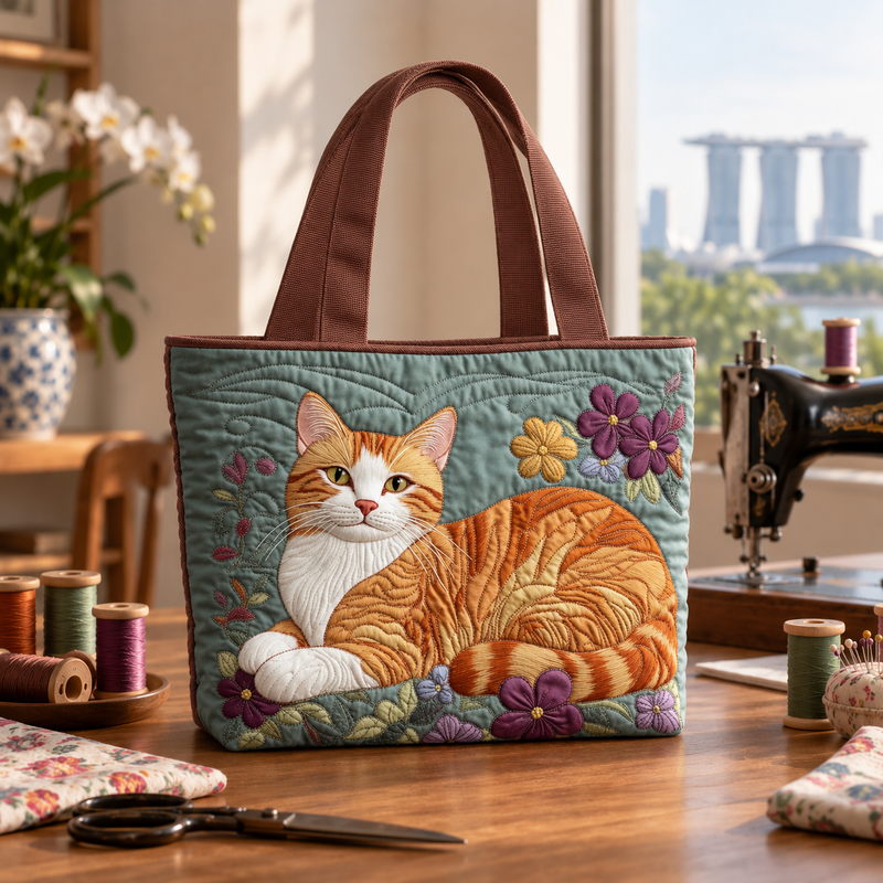 Handcrafted Bag | Brown Cat