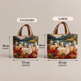 Handcrafted Bag | Sheep by the Lake