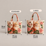 Handcrafted Bag | The Brown Cat and the Rose