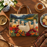 Handcrafted Bag | Sheep by the Lake