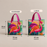 Handcrafted Bag | Flamingo and Rainbow
