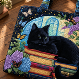 Handcrafted Bag | The Black Cat and the Books