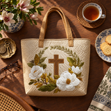 Handcrafted Bag | Floral Cross
