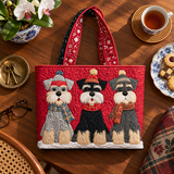 Handcrafted Bag | Three Puppies