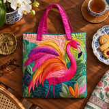 Handcrafted Bag | Flamingo and Rainbow