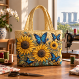 Handcrafted Bag | Sunflowers and Butterfly