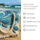 Handcrafted Beach Bag | Tropical Sunrise