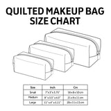 Butterfly Grace Quilted Makeup Bag